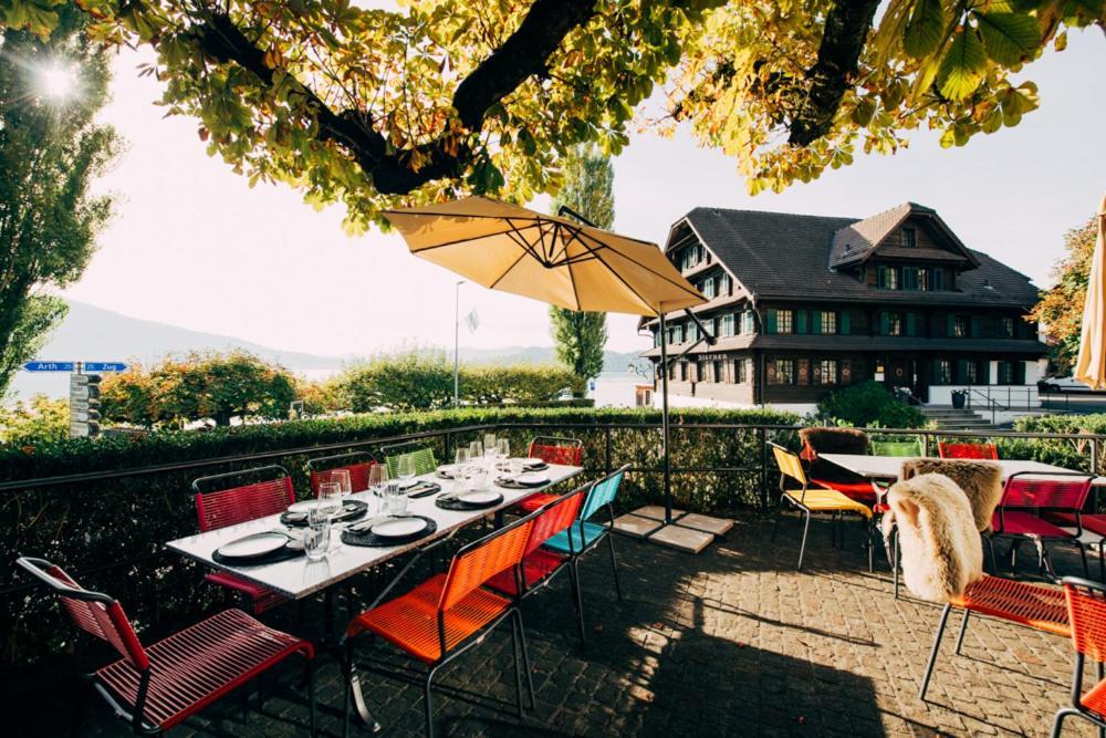 The Boutique Gasthaus Engel Walchwil Exterior foto